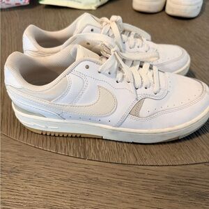 Nike White and Cream Sneakers